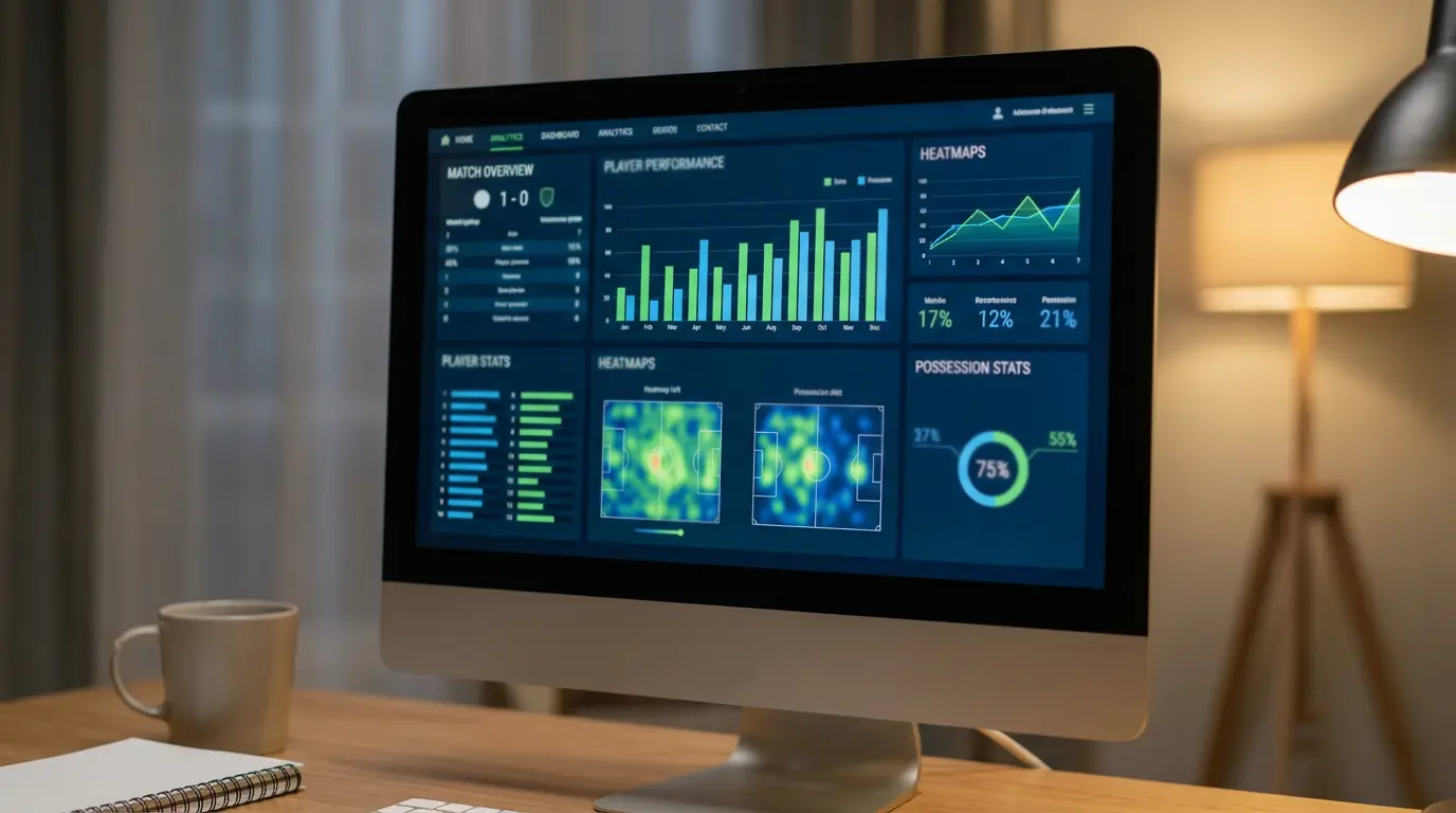 Pantalla de ordenador mostrando estadísticas y cuotas de partidos de Premier League